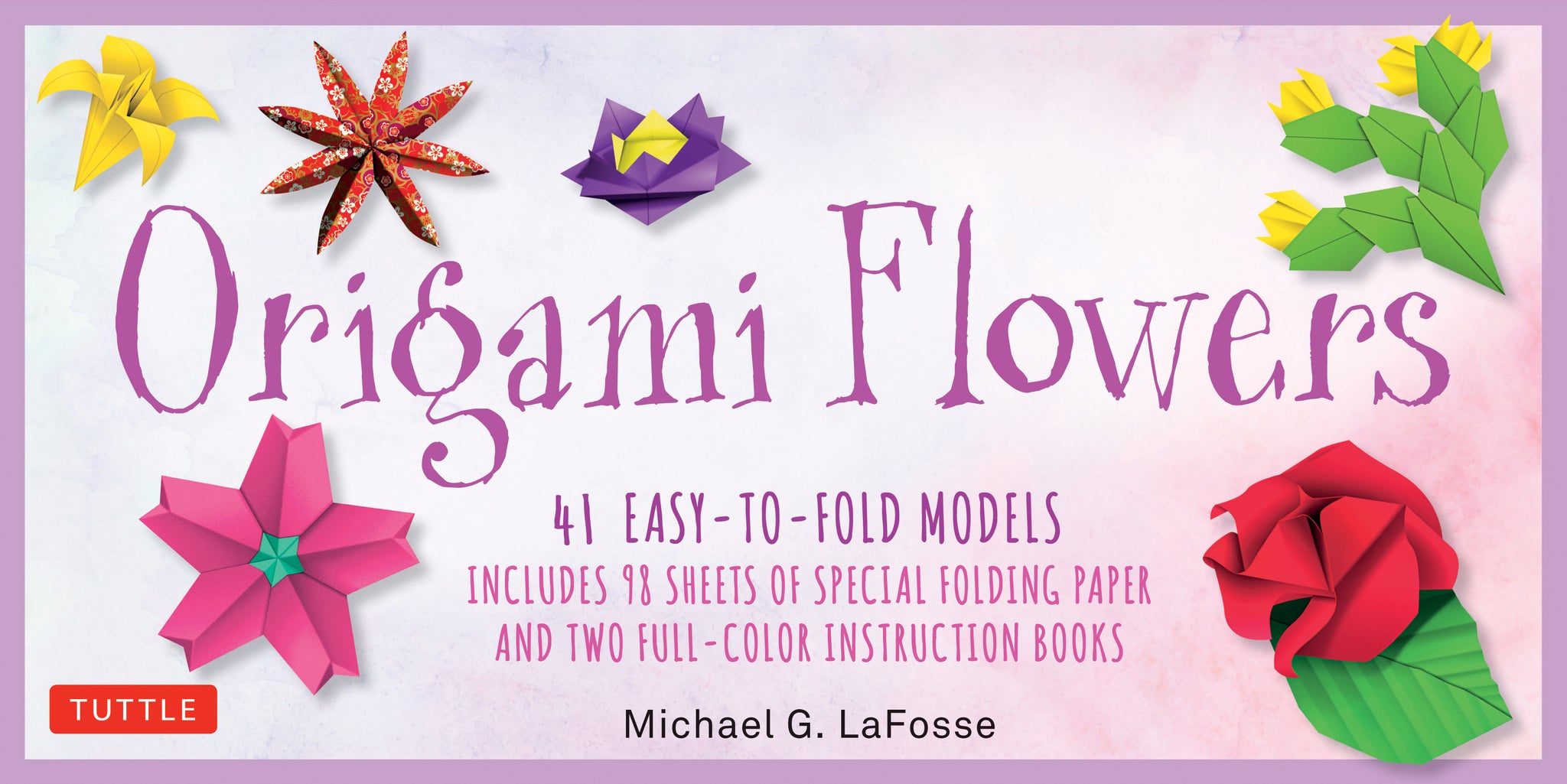 Cover image for Origami Flowers Kit ISBN 9780804847049